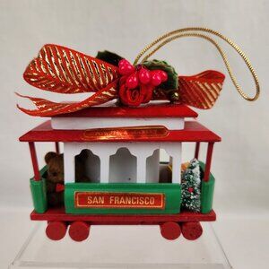 VTG San Francisco Cable Car Ornament 🎶